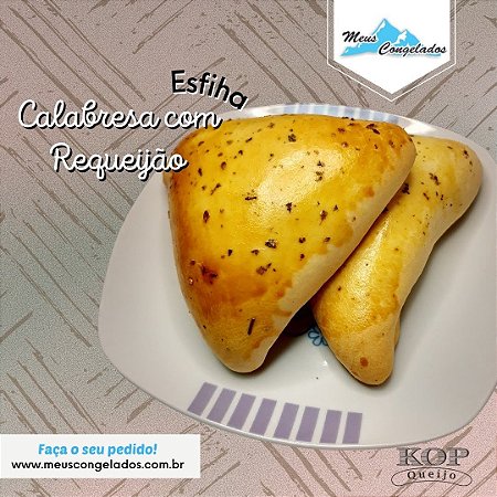 Esfiha de Calabresa com Requeijão (12 unidades)