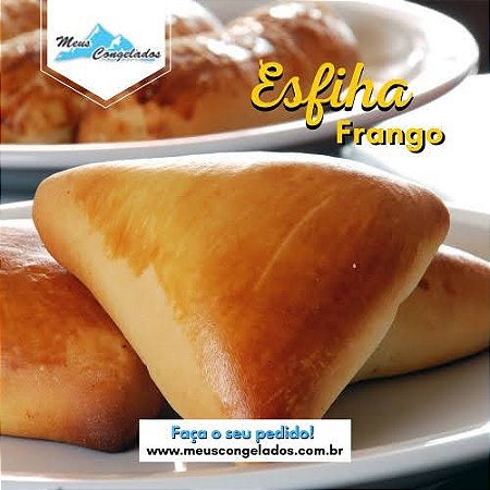 Esfiha de Frango com Requeijão (12 unidades)