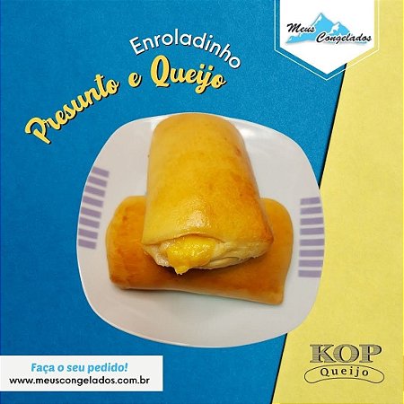 Enroladinho de Presunto e Queijo (12 unidades)