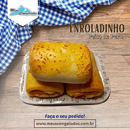 Enroladinho de Peito de Peru (12 unidades)