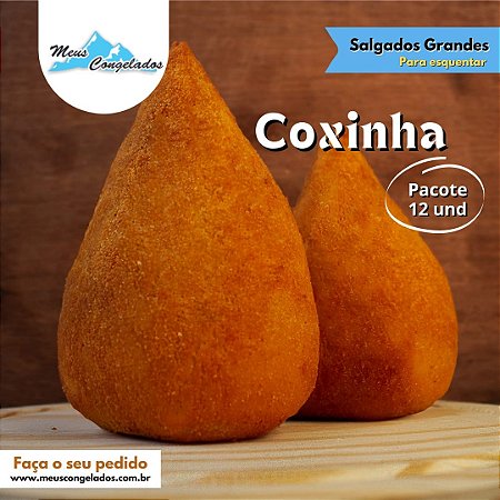 Coxinha de Frango Frita (12 unidades)