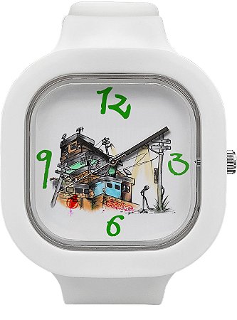 Relógio Quebrada - Branco