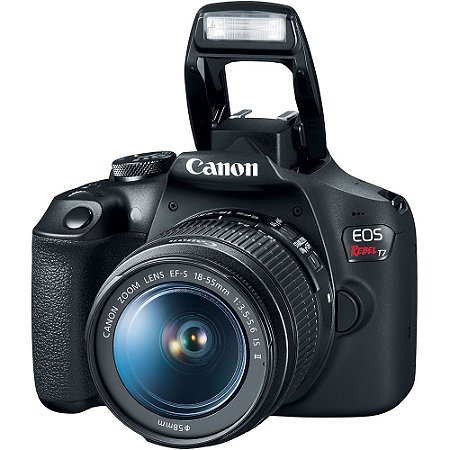 Canon EOS Rebel T7+ (Plus) com Lente 18-55mm f/3.5-5.6 IS II