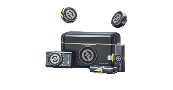 Microfone sem fio Hollyland LARK M2 DUO  para 2 pessoas com conector Lightning