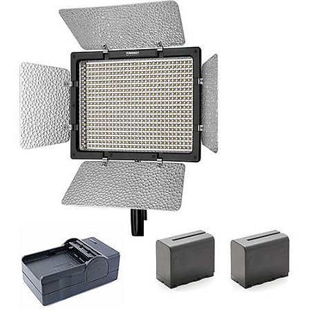 LED Yongnuo YN-600L II + 2 Baterias + Carregador