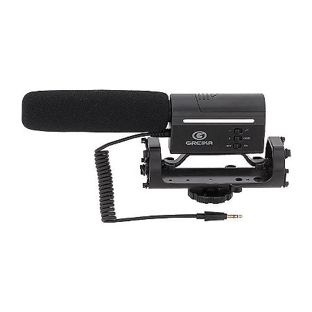 Microfone Direcional Greika - GK-SM10 (para DSLR)