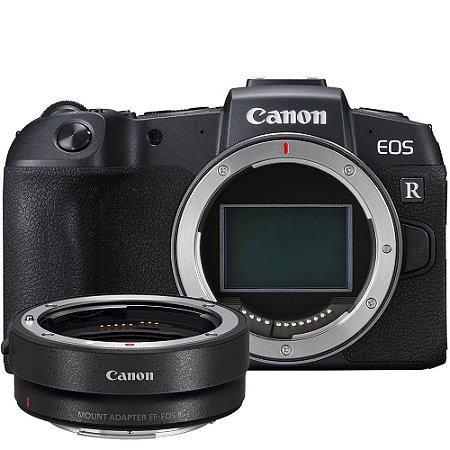 Canon EOS RP Mirrorless + Adaptador Canon para Lentes EF e EF-S