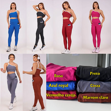Conjunto duo bolso calça premium