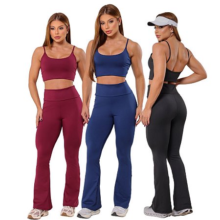 Conjunto Flare Fitness