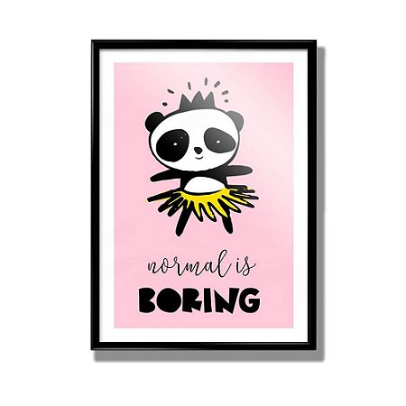 Poster Panda Boring