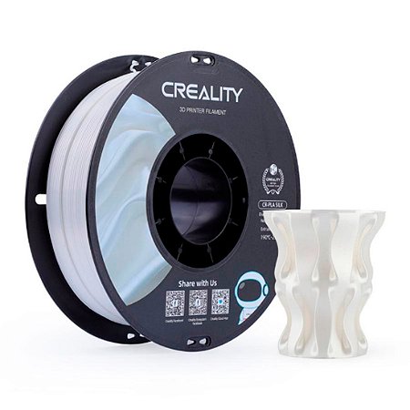 Filamento 3D Creality CR-Silk 1,75mm Branco - 3301120004