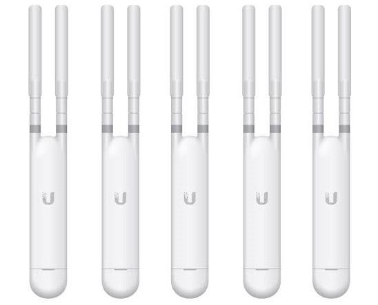 Access Point Ubiquiti UniFi Kit 5 unidades sem Fonte - UAP-AC-M-5i