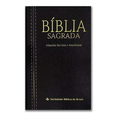 BÍBLIA RA063M MISSIONÁRIA Letra normal capa dura preta
