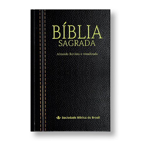BÍBLIA RA063M MISSIONÁRIA Letra normal capa dura preta