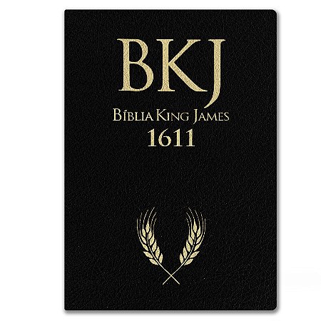 BIBLIA BKJ 1611 ULTRAFINA AMPLIADA Letra normal CP LUXO PRETA