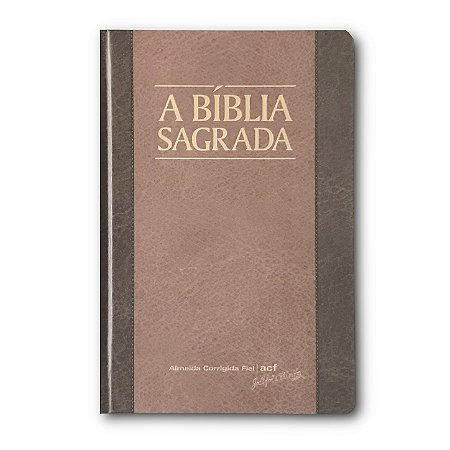 BÍBLIA ACF SLIM LETRA MÉDIA CAPA DURA CHOCOLATE