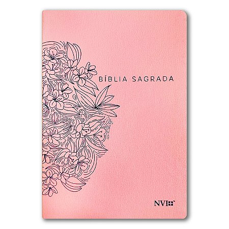 BÍBLIA NVI SLIM LETRA NORMAL CAPA LUXO NUDE