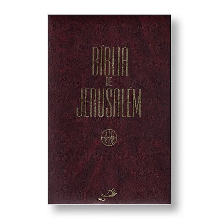 BÍBLIA DE JERUSALÉM (CATÓLICA) MEDIA ZÍPER COR MARROM
