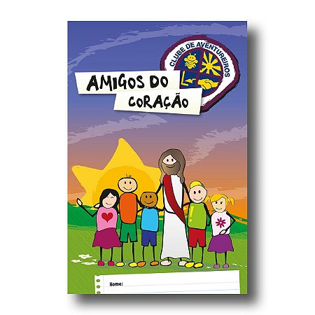 ESTUDO BÍBLICO AMIGOS DO CORACAO AVENTUREIROS 6-9 ANOS (LOGO ANTIGO)
