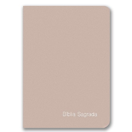 BÍBLIA NVI SLIM Letra normal CAPA COMPACTA LUXO NUDE - Edição de bolso
