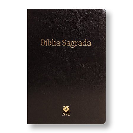 BÍBLIA NVT SLIM Letra normal Luxo capa marrom