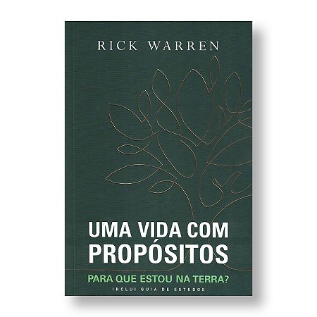 UMA VIDA COM PROPÓSITOS - brochura