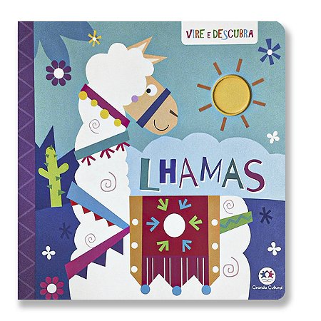 VIRE E DESCUBRA, LHAMAS - Livro cartonado
