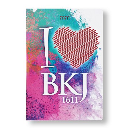 BÍBLIA BKJ1611 ULTRAFINA LETTERING BIBLE I LOVE