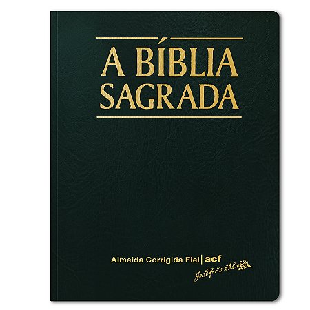 BÍBLIA ACF Letra normal CAPA BROCHURA PRETA