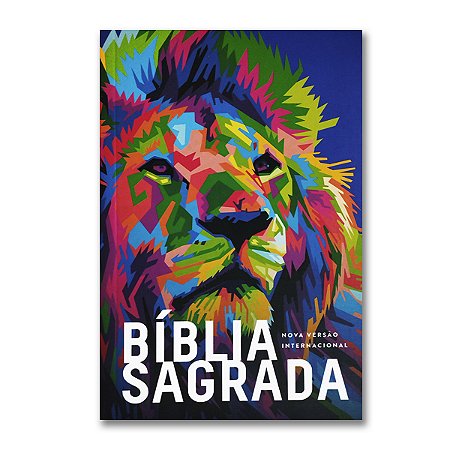 BÍBLIA NVI Letra normal CAPA BROCHURA LEÃO POP