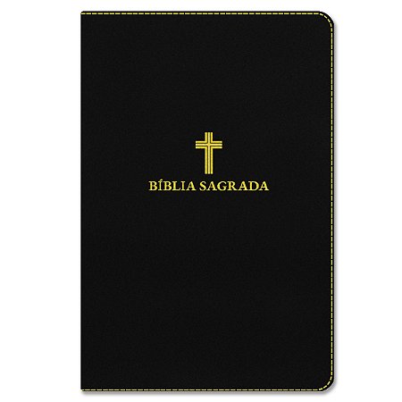 BÍBLIA ACF Letra grande CAPA COURO SOFT PRETA