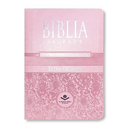 BÍBLIA NTLH065TILGI Letra gigante CAPA ROSA CLARO