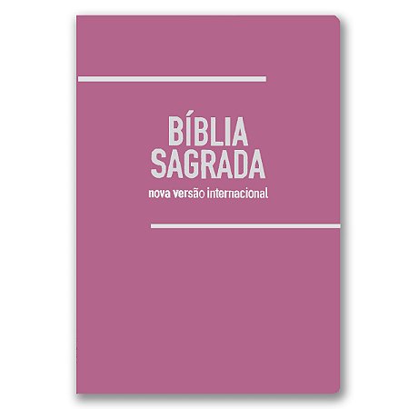 BÍBLIA NVI Letra Gigante CAPA LUXO ESPECIAL ROSA