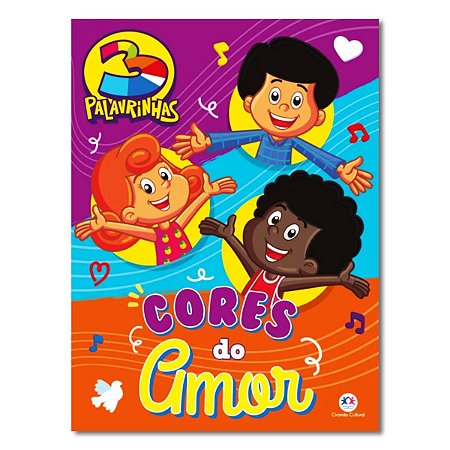 LENDO E COLORINDO 3 PALAVRINHAS CORES DO AMOR