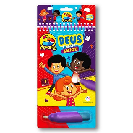 3 PALAVRINHAS, DEUS É NOSSO AMIGO - Livro Aquabook