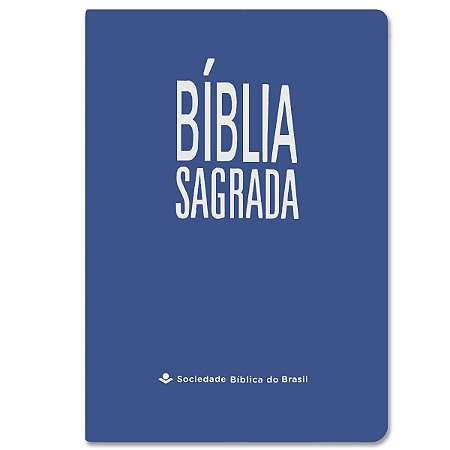 BÍBLIA NA65M EDIÇÃO ECONÔMICA Letra normal CAPA AZUL