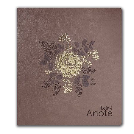 BÍBLIA NVT LEIA E ANOTE Letra normal CAPA LUXO FENDI