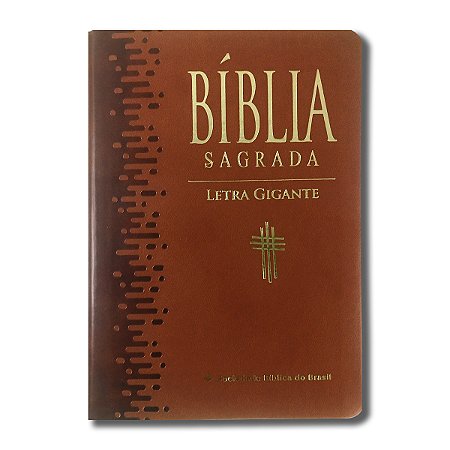 BÍBLIA NTLH065LGI Letra gigante CAPA MARROM CLARO
