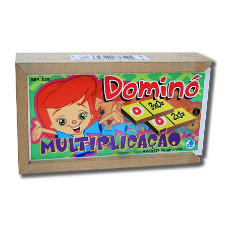 DOMINÓ MULTIPLICAÇÃO (28 peças)