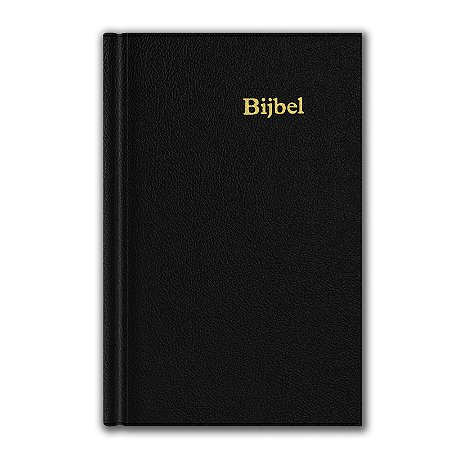 BÍBLIA DBP HOLANDÊS STATENVERTALING Letra média CAPA DURA PRETA