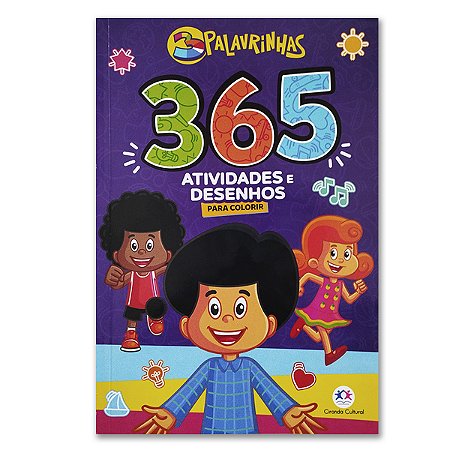 365 ATIVIDADES 3 PALAVRINHAS DESENHOS PARA COLORIR