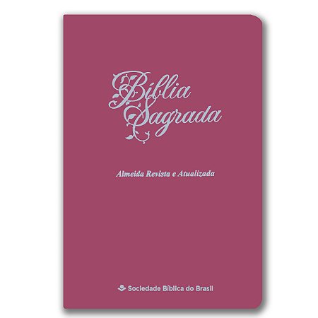 BÍBLIA RA065LGIE Letra gigante ED. ECONÔMICA cp flexível pink