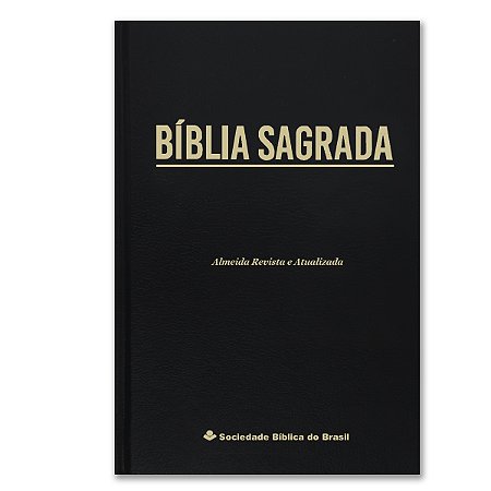 BÍBLIA RA063LG Letra grande CAPA DURA PRETA ÍNDICE