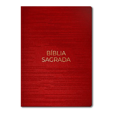 BÍBLIA NVT Letra gigante CAPA LUXO VERMELHA