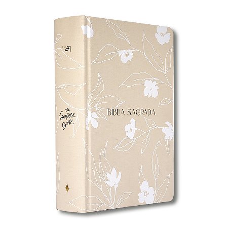 BÍBLIA THE PURPOSE BOOK  A21- Com espaço para anotações letra normal capa dura/ tecido Flores