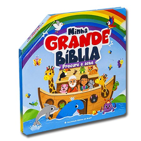 MINHA GRANDE BÍBLIA TNL583PMGB CAPA DURA ILUSTRADA, PROCURE E ACHE