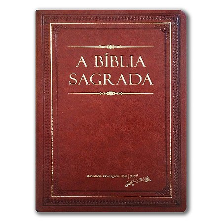 BÍBLIA ACF BLGGRLC Letra gigante CAPA LUXO CARAMELO ÍNDICE