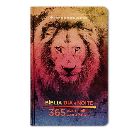 BÍBLIA NA063BDN DIA E NOITE Letra normal CP DURA LEÃO - 365 dias e noites com a Palavra