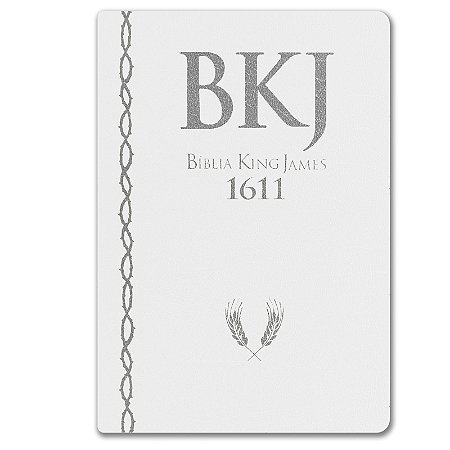 BÍBLIA KJF 1611 Letra normal ULTRAFINA AMPLIADA CP LUXO BRANCA