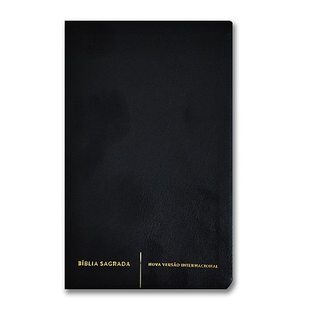 BÍBLIA NVI SLIM Letra normal CAPA LUXO PRETA